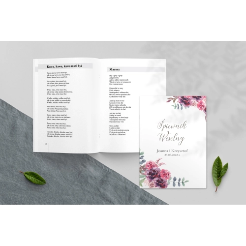 Śpiewnik Weselny - PasteLove Motyw 1