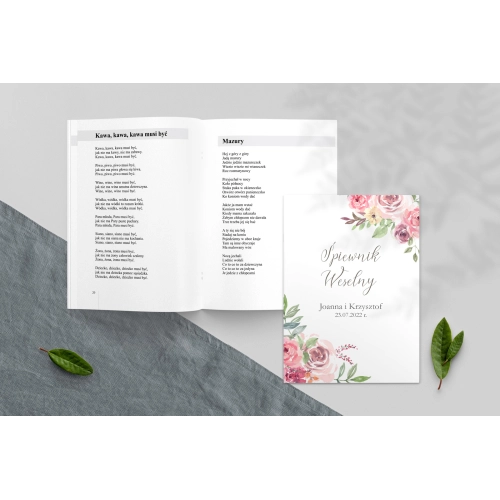 Śpiewnik Weselny - PasteLove Motyw 2