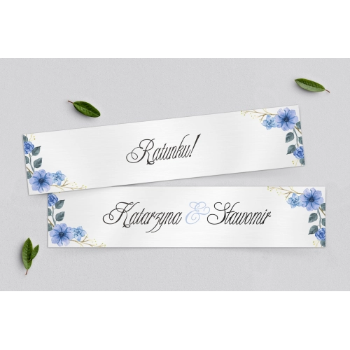 Tablice Rejestracyjne 2 szt. - Akwarelowe Wianki Motyw 1