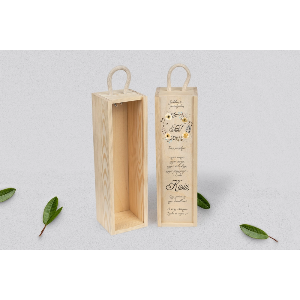 Prośba o&nbsp;Świadkowanie - SNW naturalna Akwarelowe Wianki Motyw 4