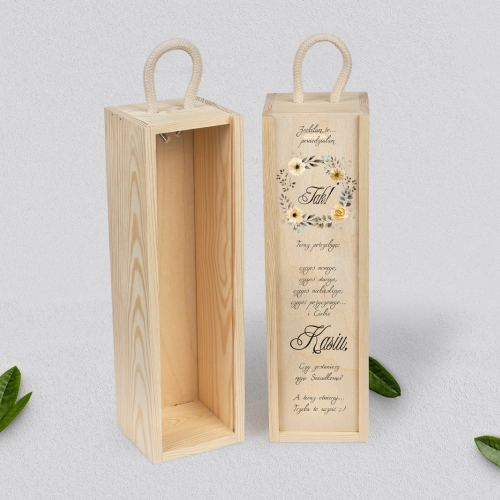 Prośba o Świadkowanie - SNW naturalna Akwarelowe Wianki Motyw 4