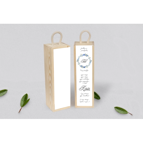 Prośba o&nbsp;Świadkowanie - SNW Akryl naturalna Akwarelowe Wianki Motyw 1