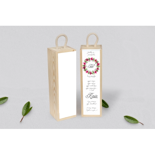 Prośba o&nbsp;Świadkowanie - SNW Akryl naturalna Akwarelowe Wianki Motyw 2