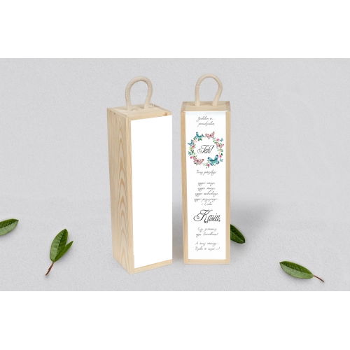 Prośba o&nbsp;Świadkowanie - SNW Akryl naturalna Akwarelowe Wianki Motyw 3