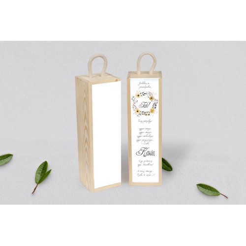 Prośba o&nbsp;Świadkowanie - SNW Akryl naturalna Akwarelowe Wianki Motyw 4