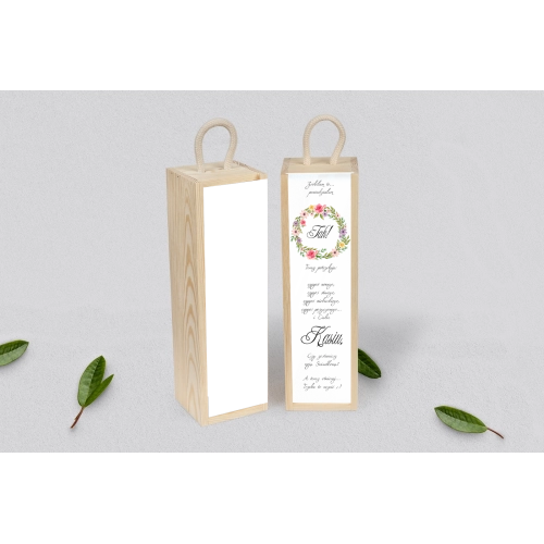 Prośba o&nbsp;Świadkowanie - SNW Akryl naturalna Akwarelowe Wianki Motyw 5