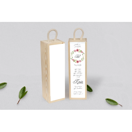 Prośba o&nbsp;Świadkowanie - SNW Akryl naturalna Akwarelowe Wianki Motyw 6