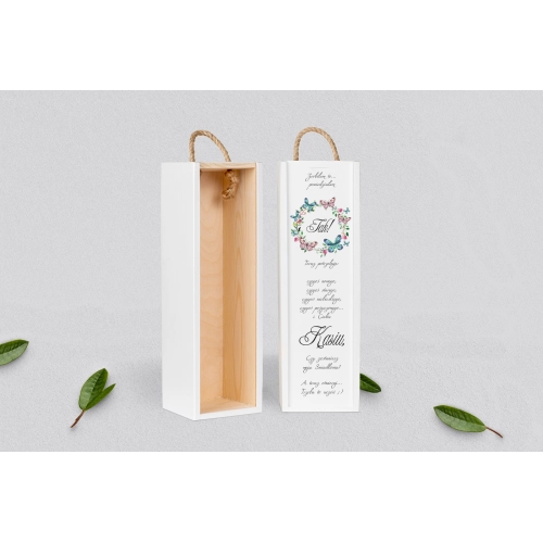 Prośba o&nbsp;Świadkowanie - SNW biała Akwarelowe Wianki Motyw 3