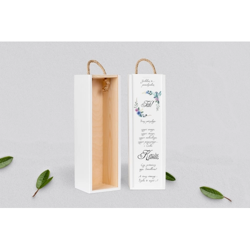 Prośba o&nbsp;Świadkowanie - SNW biała Akwarelowe Wianki Motyw 8