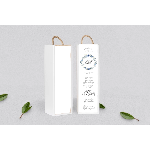 Prośba o&nbsp;Świadkowanie - SNW Akryl biała Akwarelowe Wianki Motyw 1