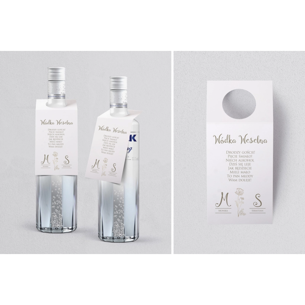 Zawieszka na alkohol oczko Fiori Motyw 2