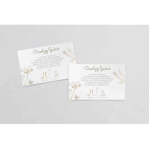 Naklejki na ciasto weselne Fiori Motyw 4