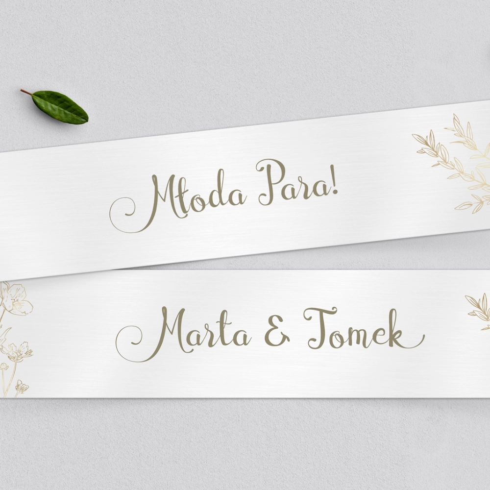 Tablice Rejestracyjne 2 szt. - Fiori Motyw 2