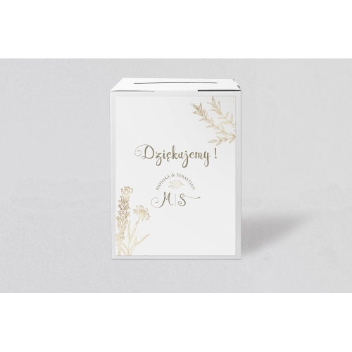 Pudełko na koperty i pieniądze Fiori Motyw 1