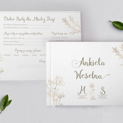 Ankieta Weselna - Fiori Motyw 2