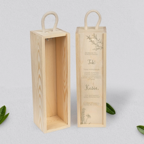 Prośba o Świadkowanie - SNW naturalna Fiori Motyw 1