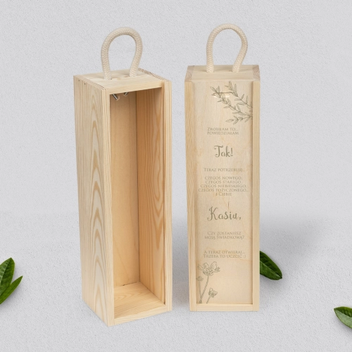 Prośba o Świadkowanie - SNW naturalna Fiori Motyw 4