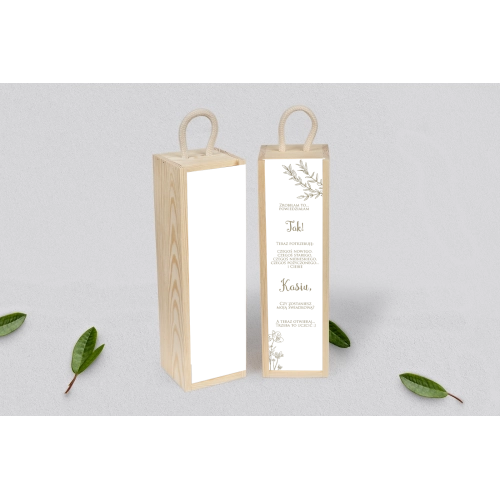 Prośba o&nbsp;Świadkowanie - SNW Akryl naturalna Fiori Motyw 2