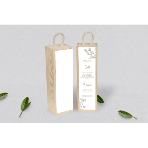 Prośba o&nbsp;Świadkowanie - SNW Akryl naturalna Fiori Motyw 4