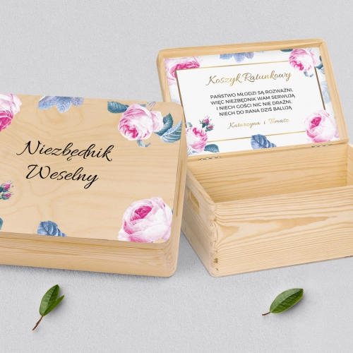 Koszyczek ratunkowy weselny naturalny - Dream Motyw 3