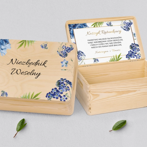 Koszyczek ratunkowy weselny naturalny - Dream Motyw 4