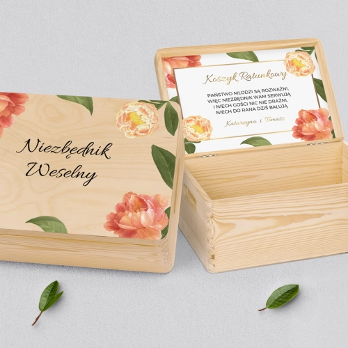 Koszyczek ratunkowy weselny naturalny - Dream Motyw 5