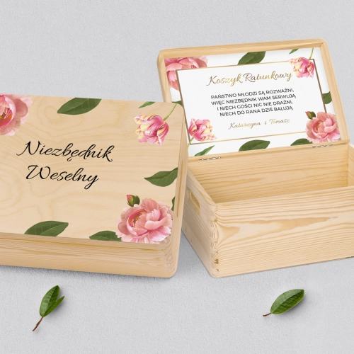 Koszyczek ratunkowy weselny naturalny - Dream Motyw 6