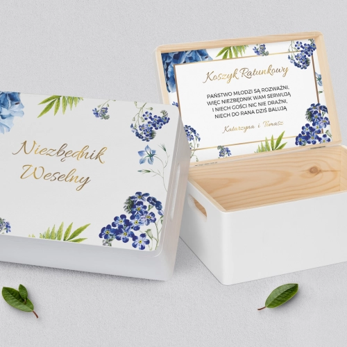 Koszyczek ratunkowy weselny biały - Dream Motyw 4