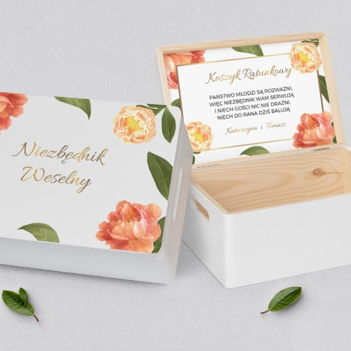 Koszyczek ratunkowy weselny biały - Dream Motyw 5