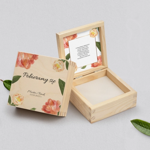 Pudełko na obrączki naturalne - Dream Motyw 5