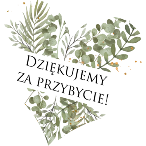 Breloki z&nbsp;Nadrukiem - Serce Leaves Motyw 2