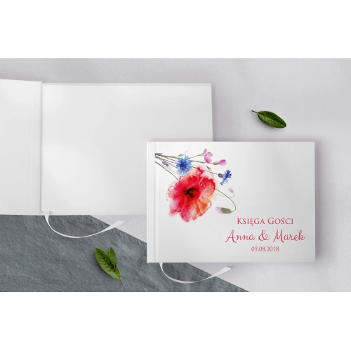 Księga Gości Weselnych Sweet Love Motyw 2
