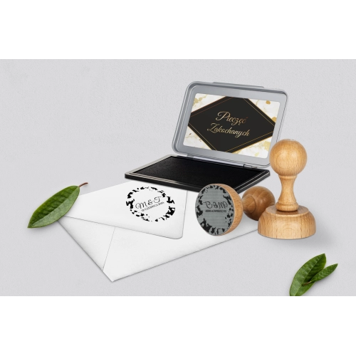 Pieczątka Marmur & Złoto - Motyw 5