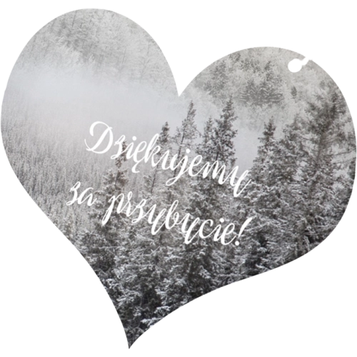 Breloki z&nbsp;Nadrukiem - Serce Forest - Motyw 4