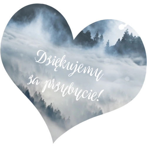 Breloki z&nbsp;Nadrukiem - Serce Forest - Motyw 5