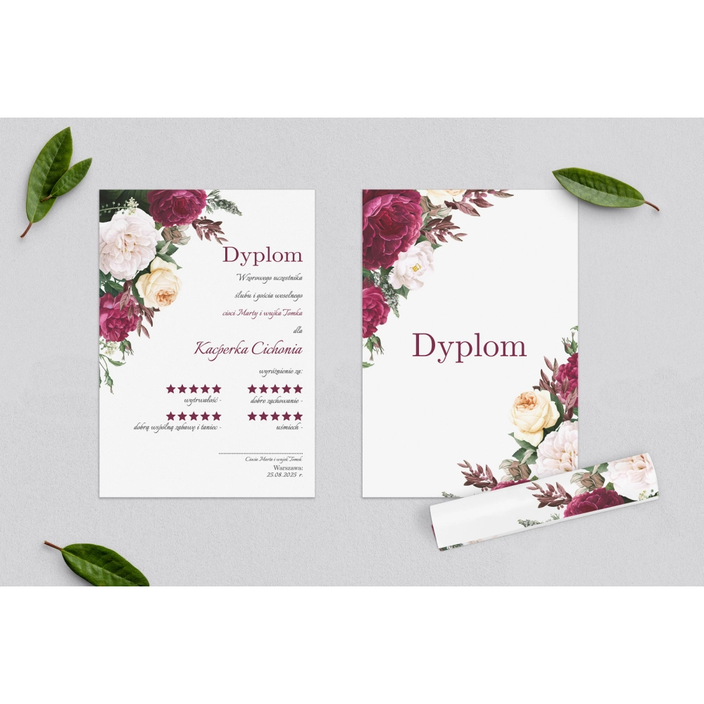 Dyplomy dla Dzieci - Fabello Motyw 1