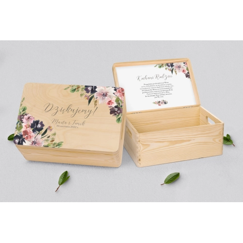 Skrzyneczka dla Rodziców - naturalna PasteLove Motyw 4