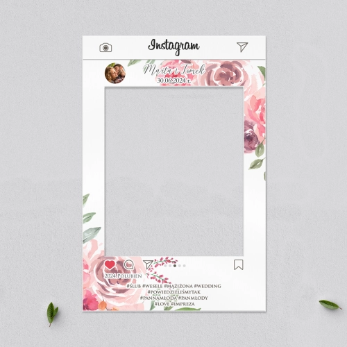 Ramka do zdjęć - Instagram PasteLove Motyw 2