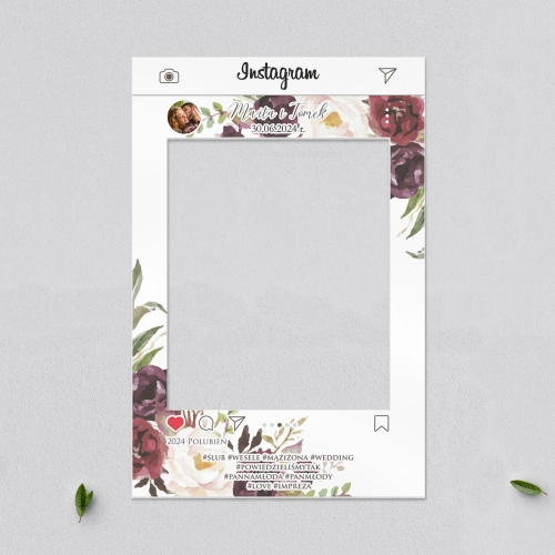 Ramka do zdjęć - Instagram PasteLove Motyw 3