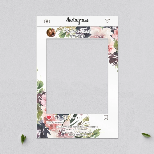 Ramka do zdjęć - Instagram PasteLove Motyw 4