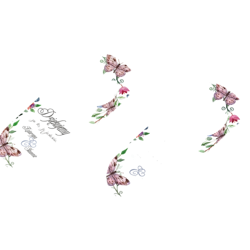 Otwieracz i zamykacz - Akwarelowe Wianki Motyw 3