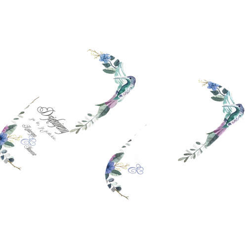 Otwieracz i zamykacz - Akwarelowe Wianki Motyw 8