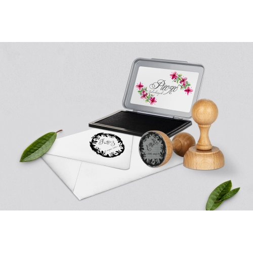 Pieczątka Akwarelowe Wianki Motyw 2