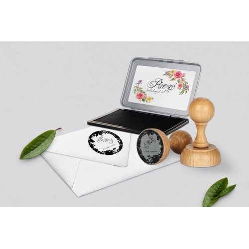 Pieczątka Akwarelowe Wianki Motyw 5