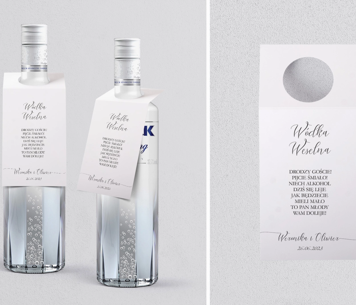 Zawieszka na alkohol oczko Minimalistyczne Motyw 1