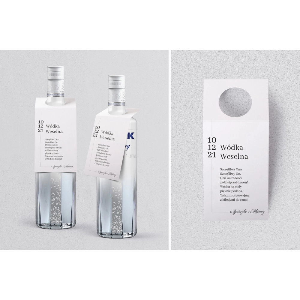 Zawieszka na alkohol oczko Minimalistyczne Motyw 4
