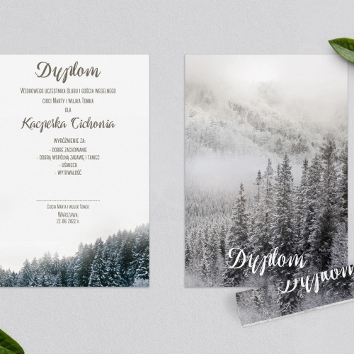 Dyplomy dla Dzieci - Forest - Motyw 4