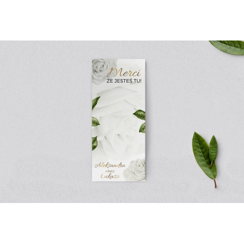 Podziękowanie Merci - Karteczka Dream - Motyw 1