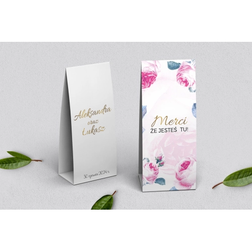 Podziękowanie Merci - Pudełeczko Dream Motyw 3