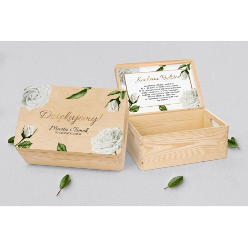 Skrzyneczka dla Rodziców - naturalna Dream Motyw 1